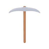 pickaxe mining tool vector