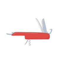 multipurpose penknife icon vector