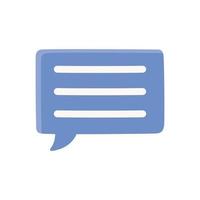 speech bubble icon vector