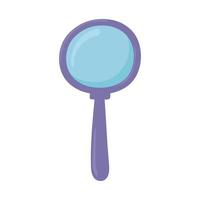 magnifying glass science vector