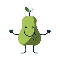 Happy fruits design vector