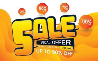 Sale special offer Vector illustration