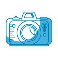 Vintage photographic camera vector