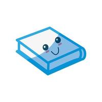 Book cute cartoon vector