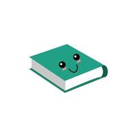 Book cute cartoon vector