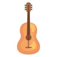 guitar instrument icon vector