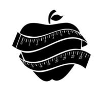 icono de manzana vector