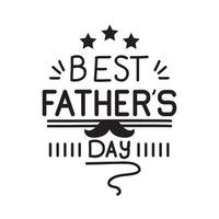 best father lettering vector