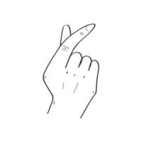 easy hand expression vector