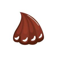 wave chocolate premium vector