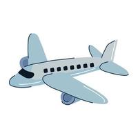 airplane flying icon vector