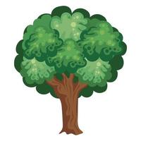 planta de árbol de primavera vector