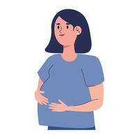 mother pregnancy character vector