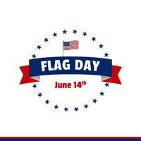 USA Flag day free vector illustration