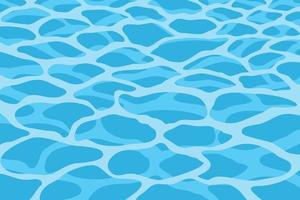 Blue water surface background vector