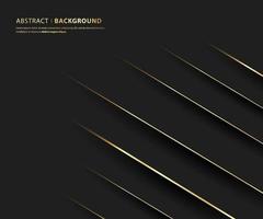 Luxury gold line background vector