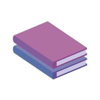 office archive books isometric icon vector