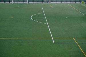 empty soccer field photo