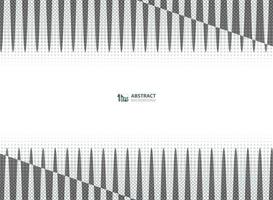 Abstract halftone of gray color trendy decoration with stripe lines pattern background. vector