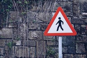 pedestrian traffic signal on the street photo