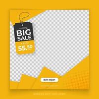 template for sale promotion vector