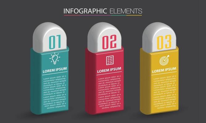modern text box template banner Infographics