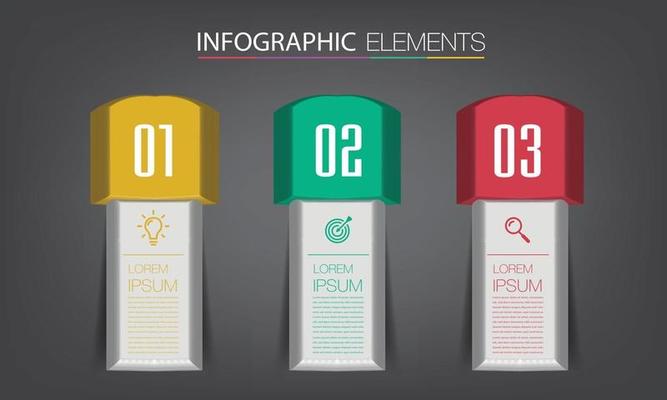 modern text box template banner Infographics