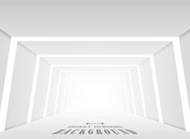 Abstract futuristic gradient gray place perspective background. vector