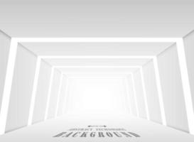 Abstract futuristic gradient gray place perspective background. vector