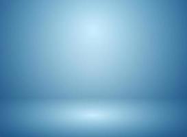 Abstract soft blur of gradient blue studio and wall background. vector