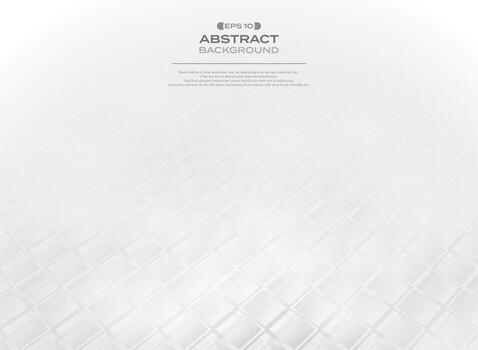 Abstract gradient gray white square pattern of ice mosaic background. vector