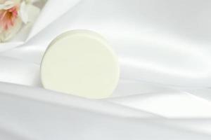 barra de jabón blanco foto