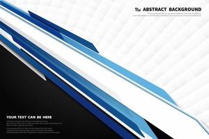 Abstract modern technology of blue and white template design decoration background. vector