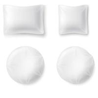 Set of MockUp of a Realistic Pillows vector