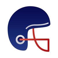 american football helmet degraded style vector