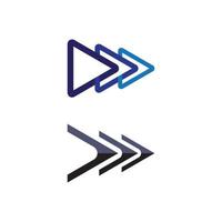 Arrows vector illustration icon Logo Template design technology