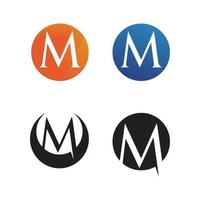 Letter M vector icons such logos