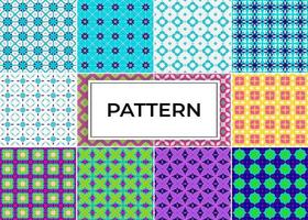 geometric pattern set vector