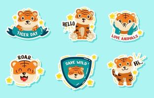 Tiger Day Activism Cute Sticker