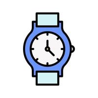 icono de vector de reloj de mano