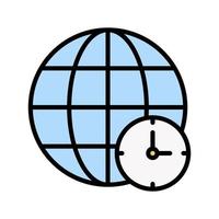 Time Zone Icon vector