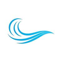 plantilla de vector de diseño de logotipo de onda de agua