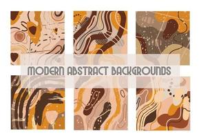 Modern abstract pattern with organic shapes. Abstract texture, Modern backgrounds. Vector illustration