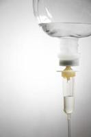 saline solution in vignette style photo