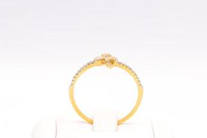 Diamond ring 9k gold photo