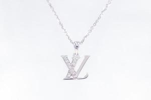 Diamond pendant 9k gold photo