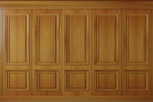 Classic wall vintage oak wood panels photo