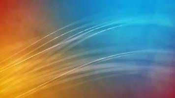 Moving shining ribbons colorful abstract background video