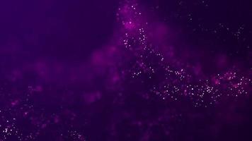 Shining Beautiful pink energy particles abstract background animation video