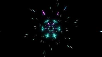 abstract neonlichteffect met hoge snelheid 4k video